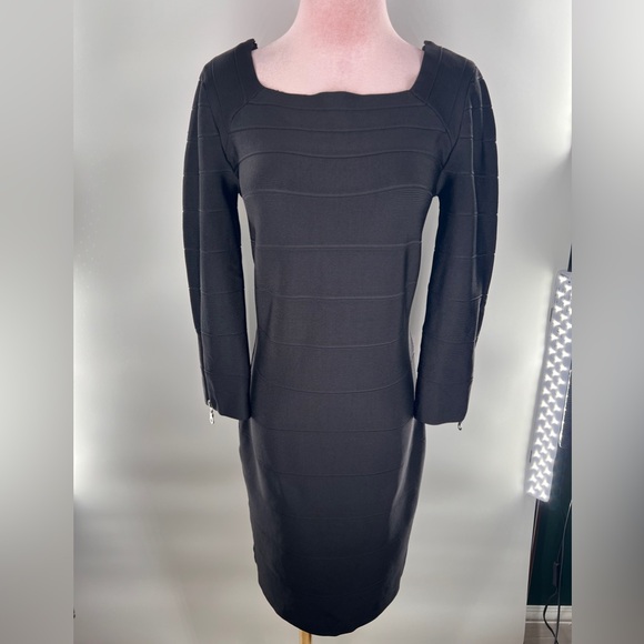 EUC INC Long Sleeve Bandage Dress - Picture 2 of 11
